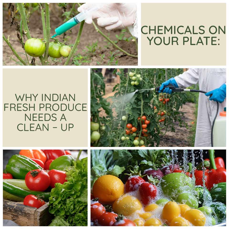 Chemicals on Your Plate: Why Indian Fresh Produce Needs a Clean – Up