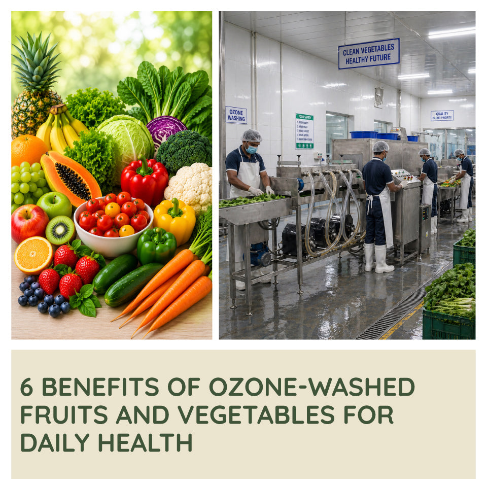 benefits of ozone wash fruits and vegetable