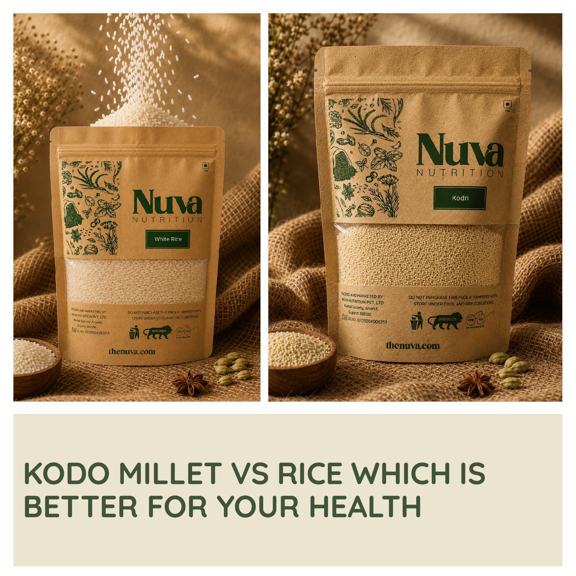 kodo millet vs rice