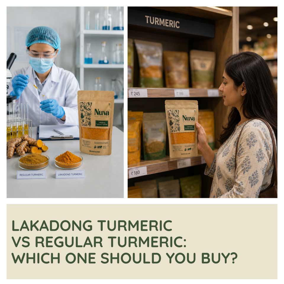 Lakadong Turmeric vs Regular Turmeric