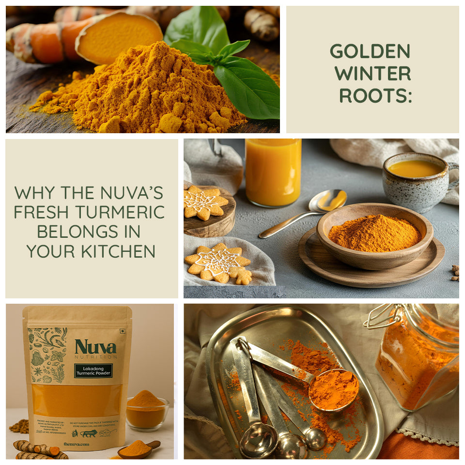 Golden Winter Roots: Why The Nuva’s Fresh Turmeric Belongs in Your Kitchen