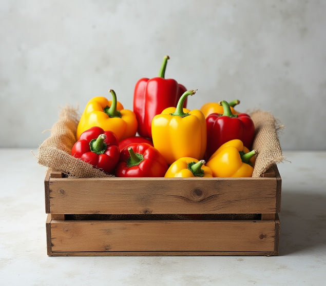 Ozone Washed Capsicum Combo (Red + Yellow)