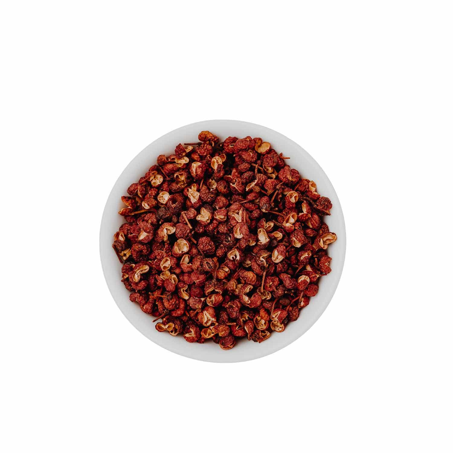 Sichuan pepper corns without seeds from the nuva